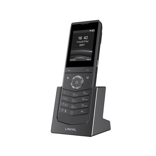 A picture of the Fanvil W611W portable WiFi phone.