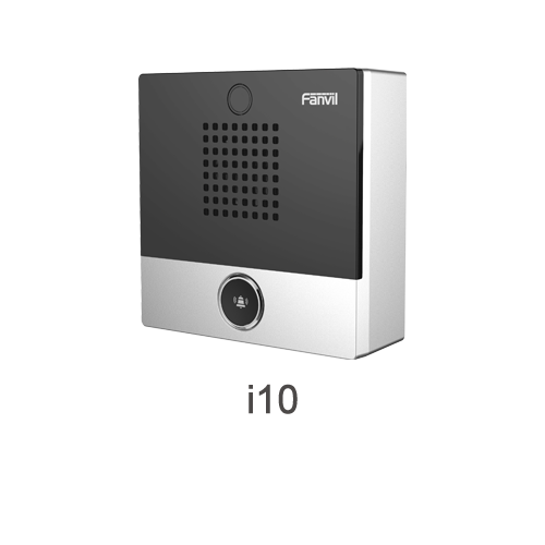A picture of the Fanvil i10 intercom.